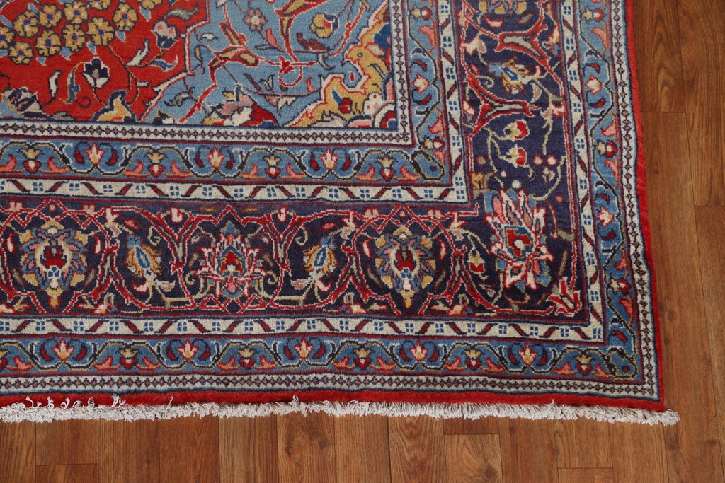 Vintage Wool Red Sarouk Persian Area Rug 8x12