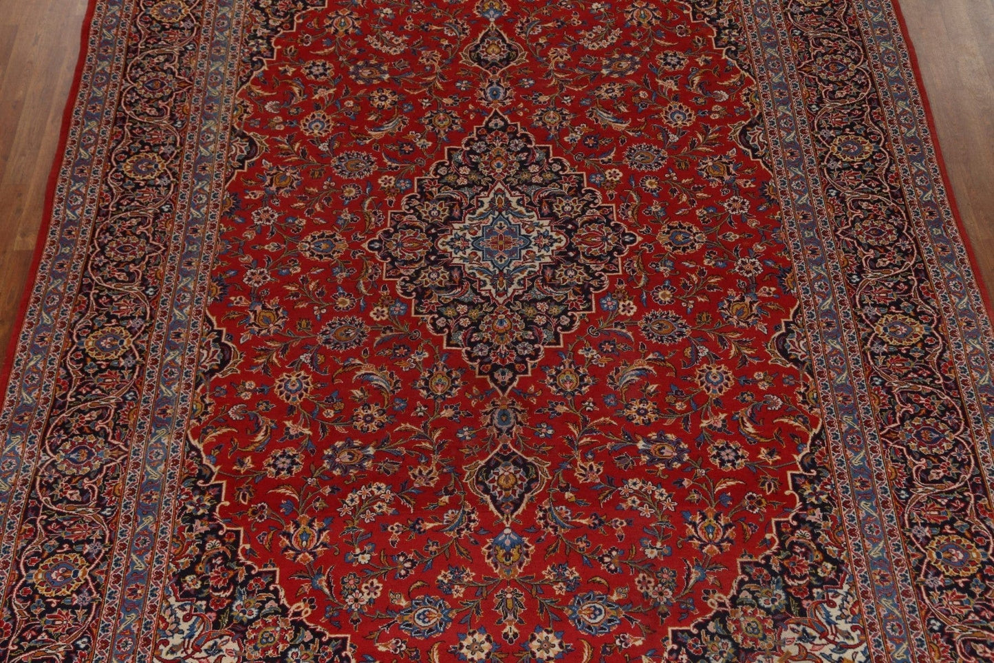 Traditional Kashan Persian Area Rug 9x13