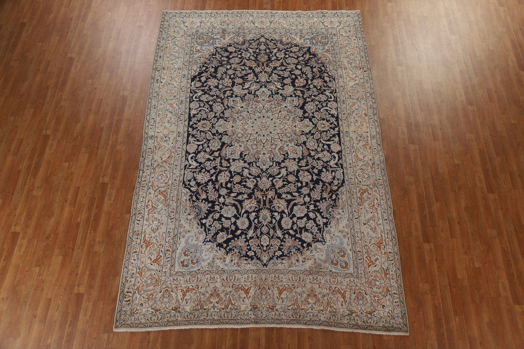 Vegetable Dye Nain Persian Area Rug 8x11