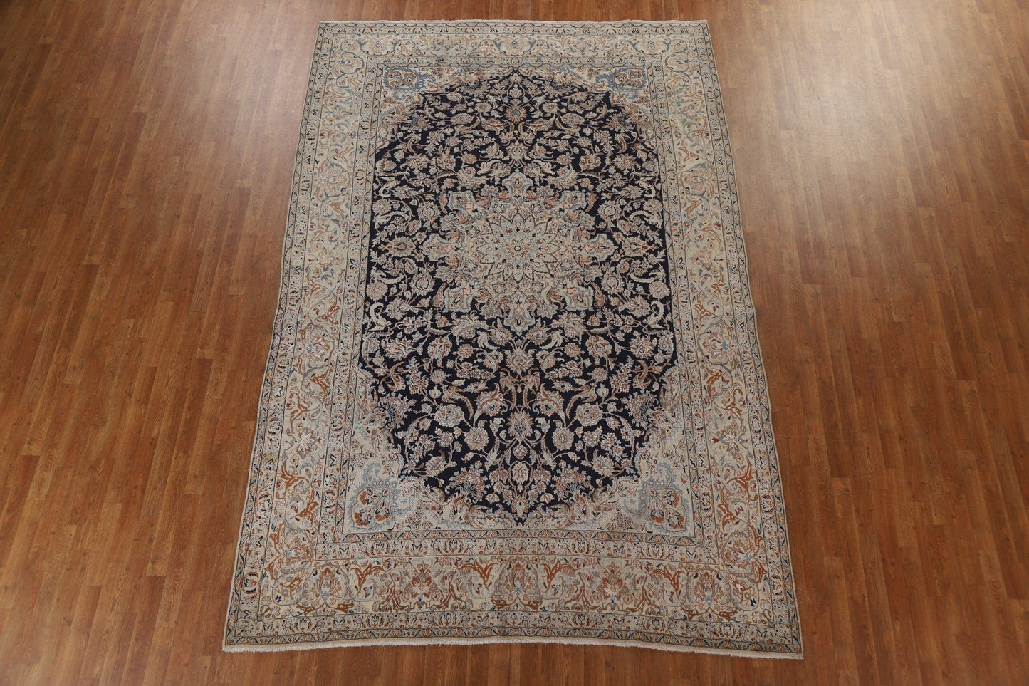 Vegetable Dye Nain Persian Area Rug 8x11