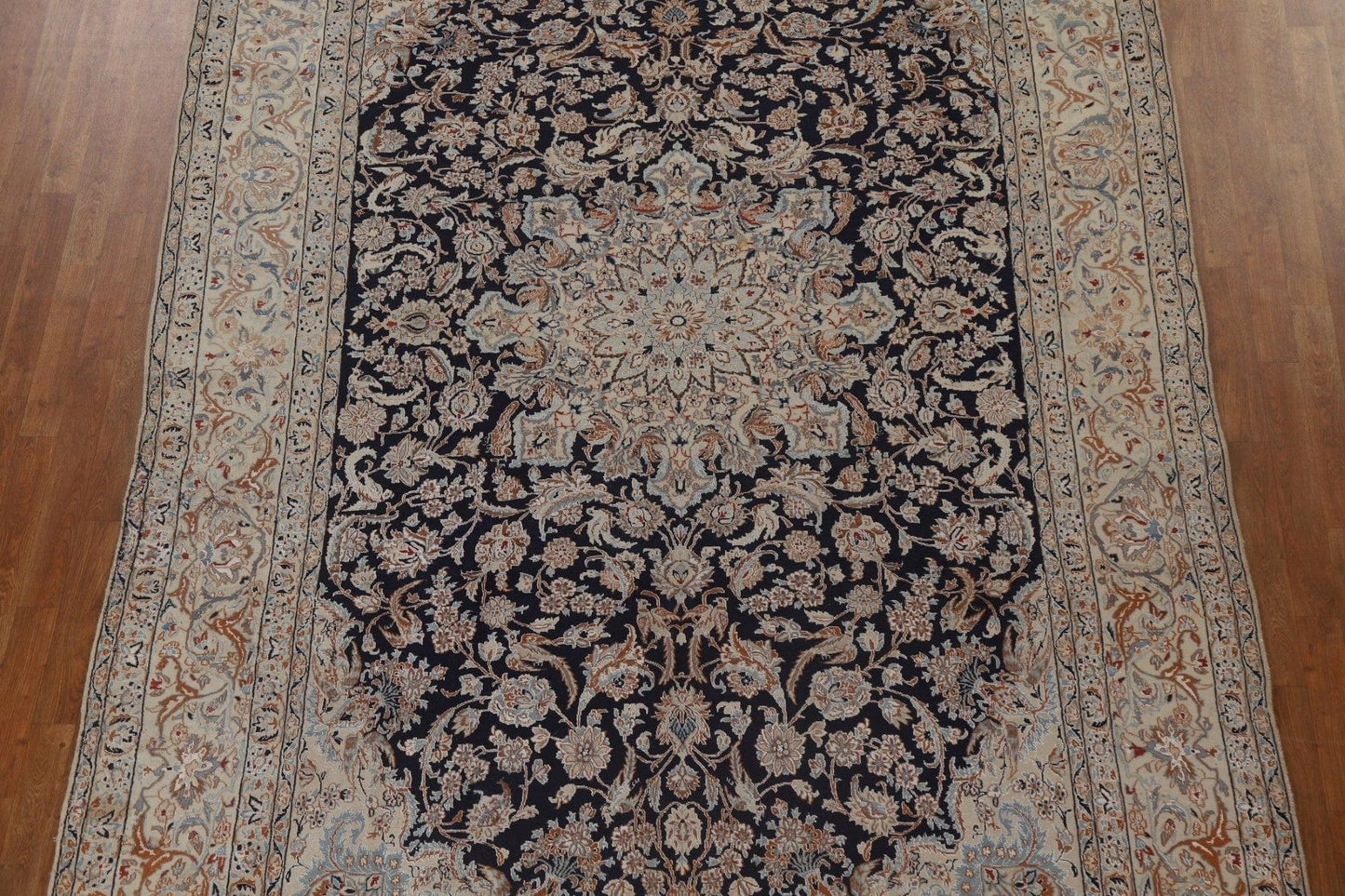 Vegetable Dye Nain Persian Area Rug 8x11