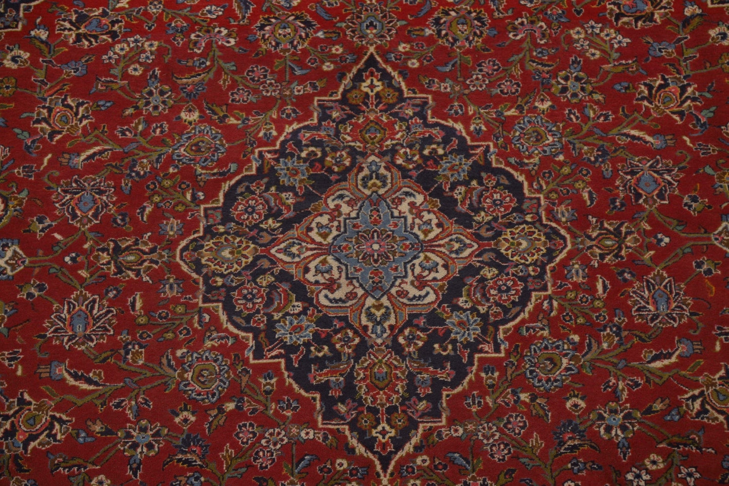 Traditional Red Kashan Persian Area Rug 10x13