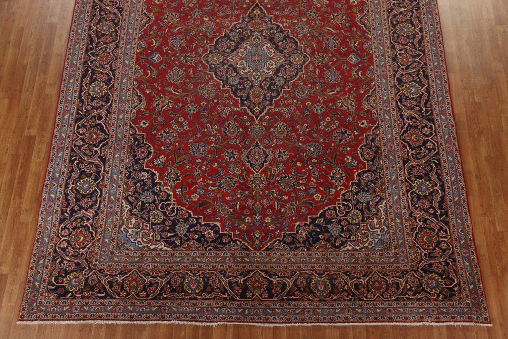 Traditional Red Kashan Persian Area Rug 10x13