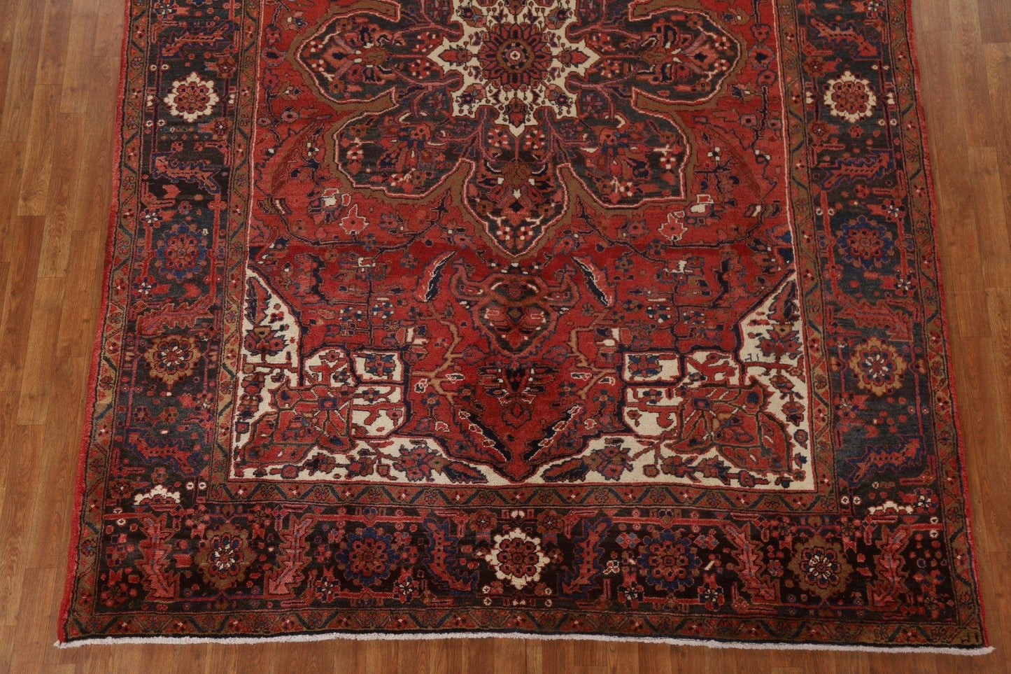 Vintage Wool Heriz Persian Area Rug 8x12