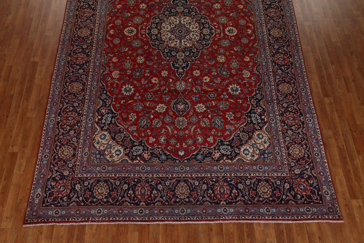 Vegetable Dye Wool Kashan Persian Area Rug 9x13