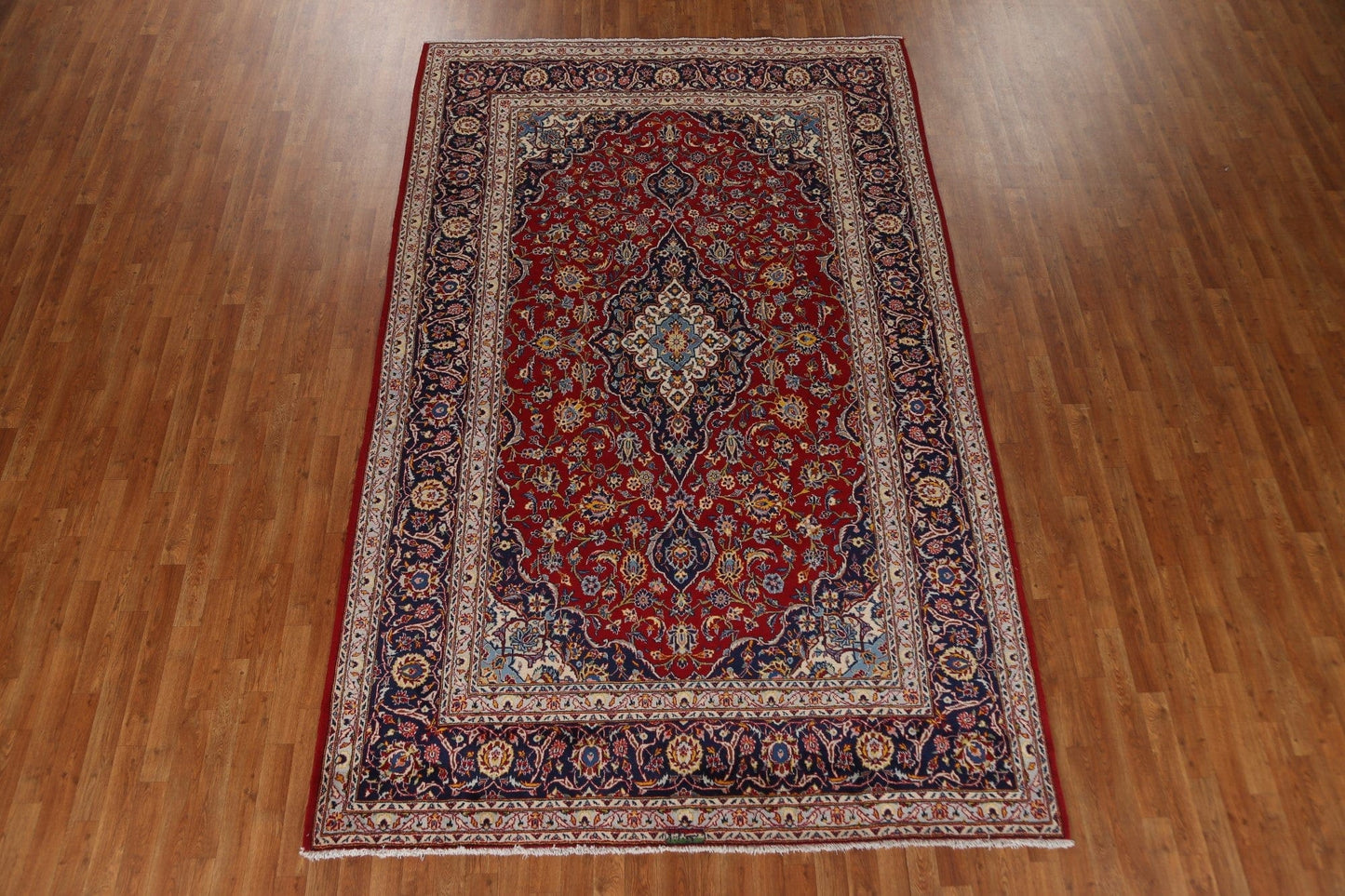 Traditional Wool Kashan Persian Area Rug 7x11