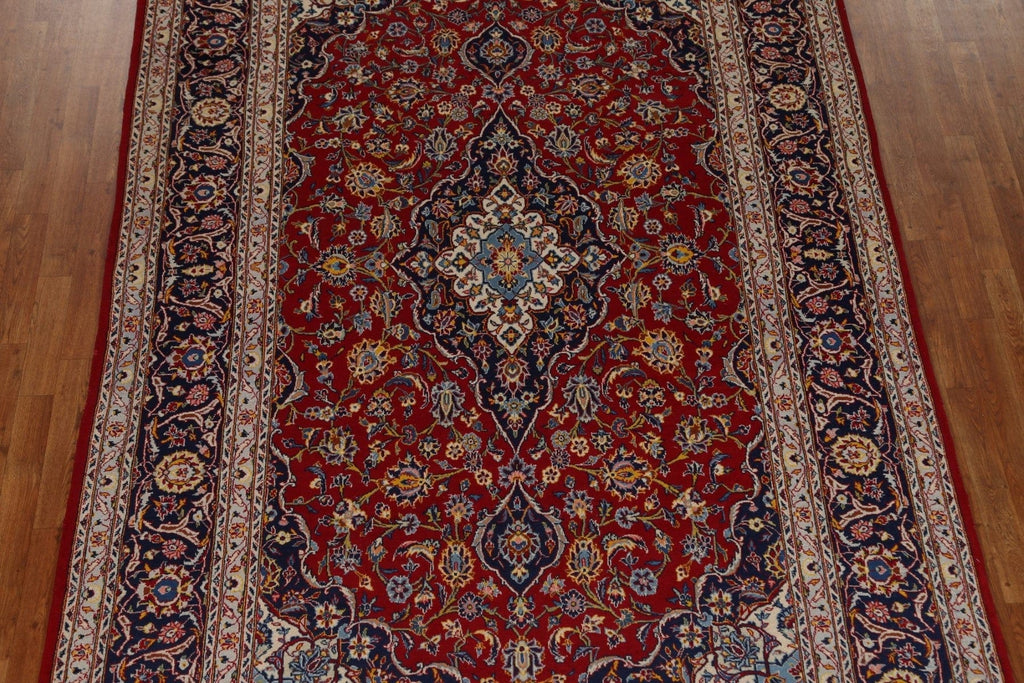 Traditional Wool Kashan Persian Area Rug 7x11