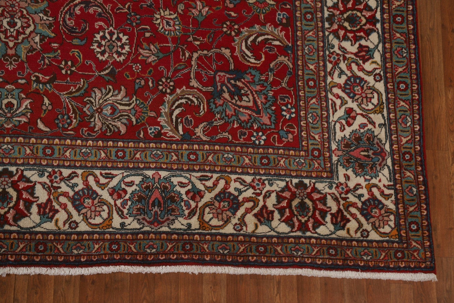 All-Over Floral Tabriz Persian Area Rug 10x14