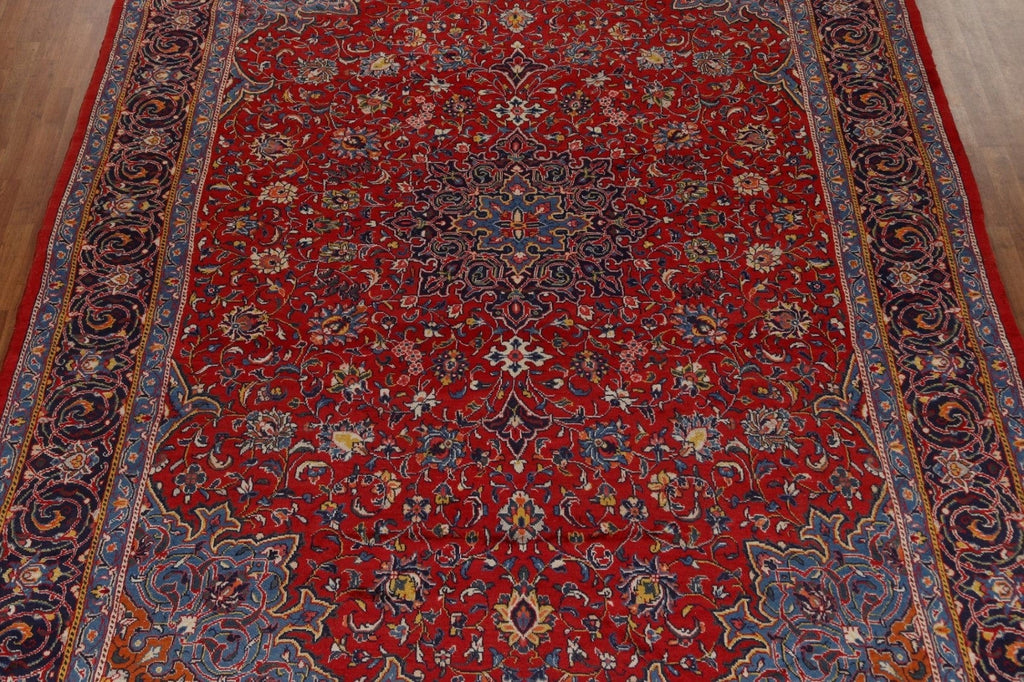 Red Floral Sarouk Persian Area Rug 10x13