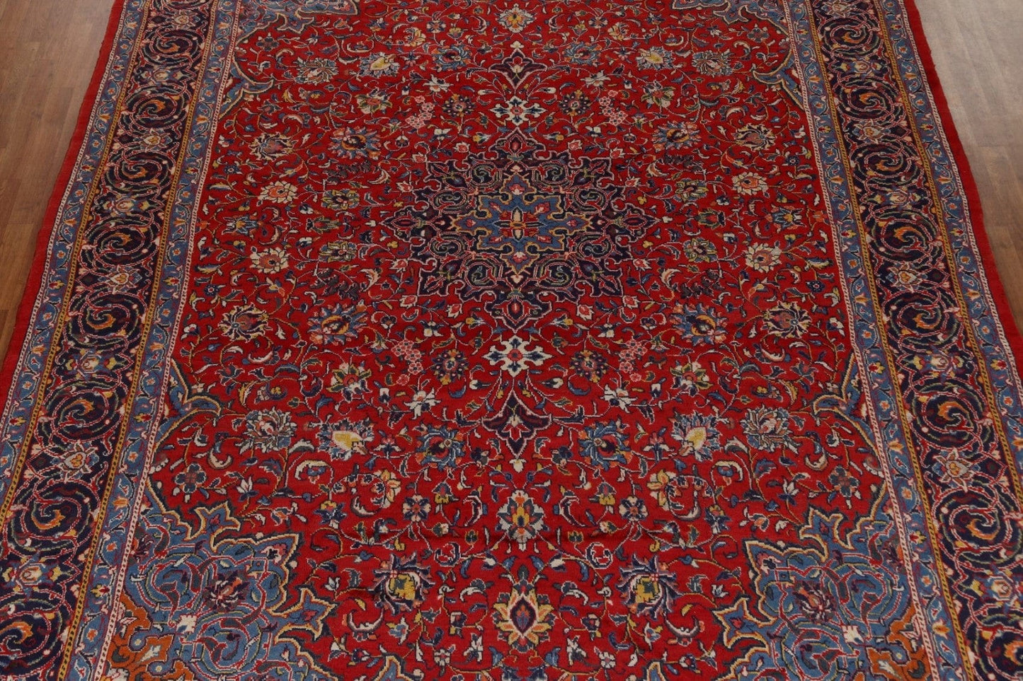 Red Floral Sarouk Persian Area Rug 10x13