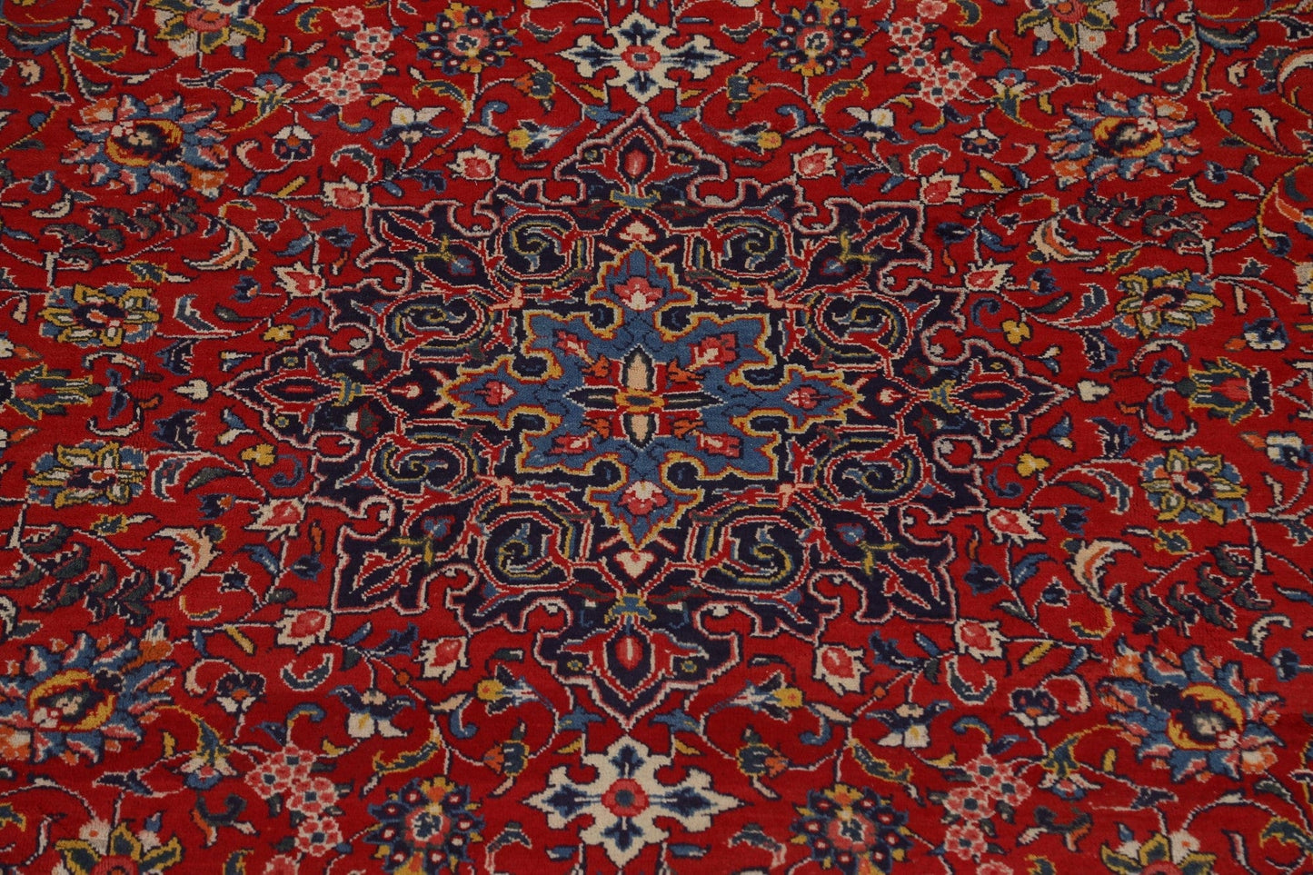 Red Floral Sarouk Persian Area Rug 10x13