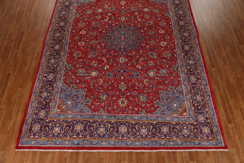 Red Floral Sarouk Persian Area Rug 10x13