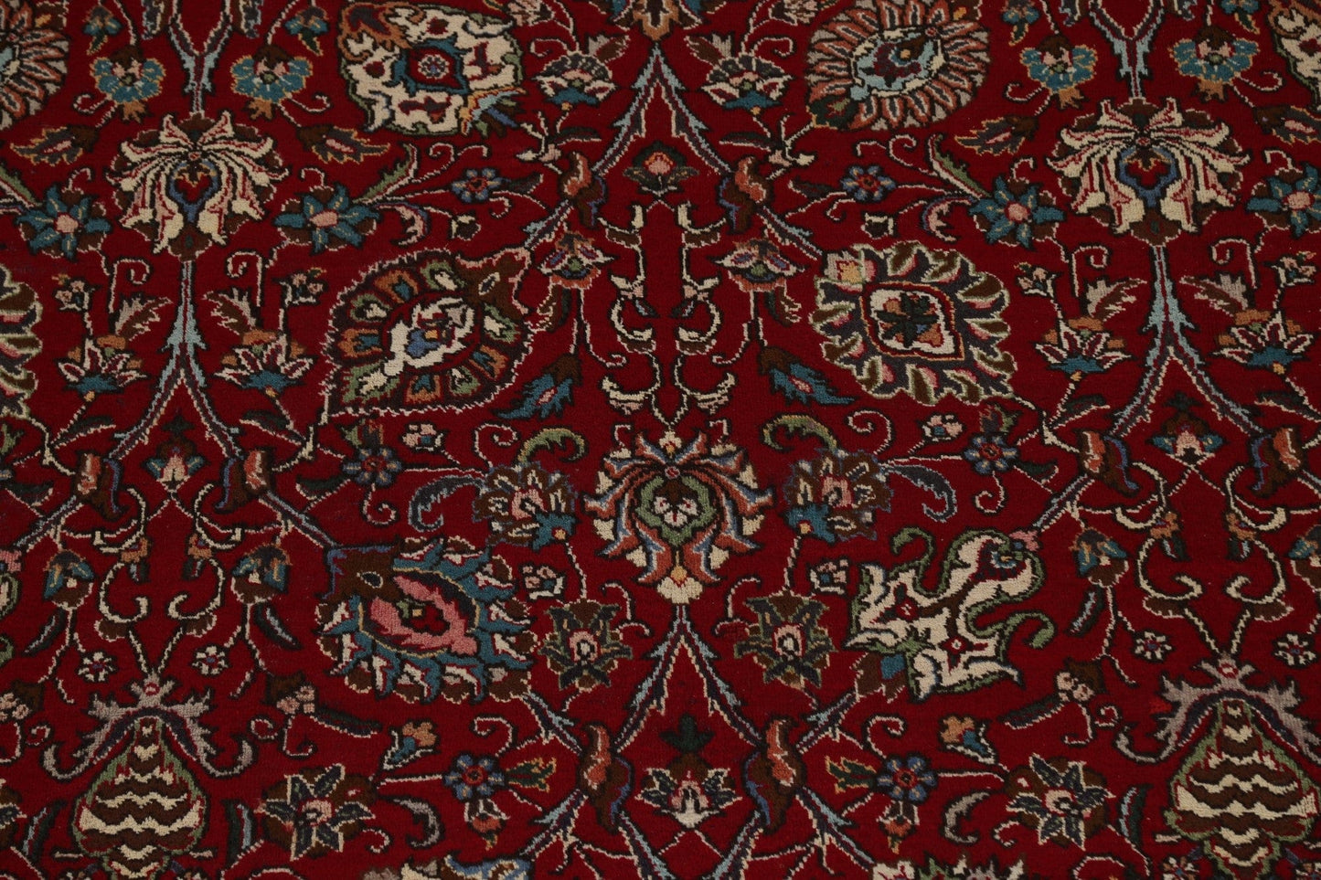 All-Over Floral Tabriz Persian Area Rug 10x13