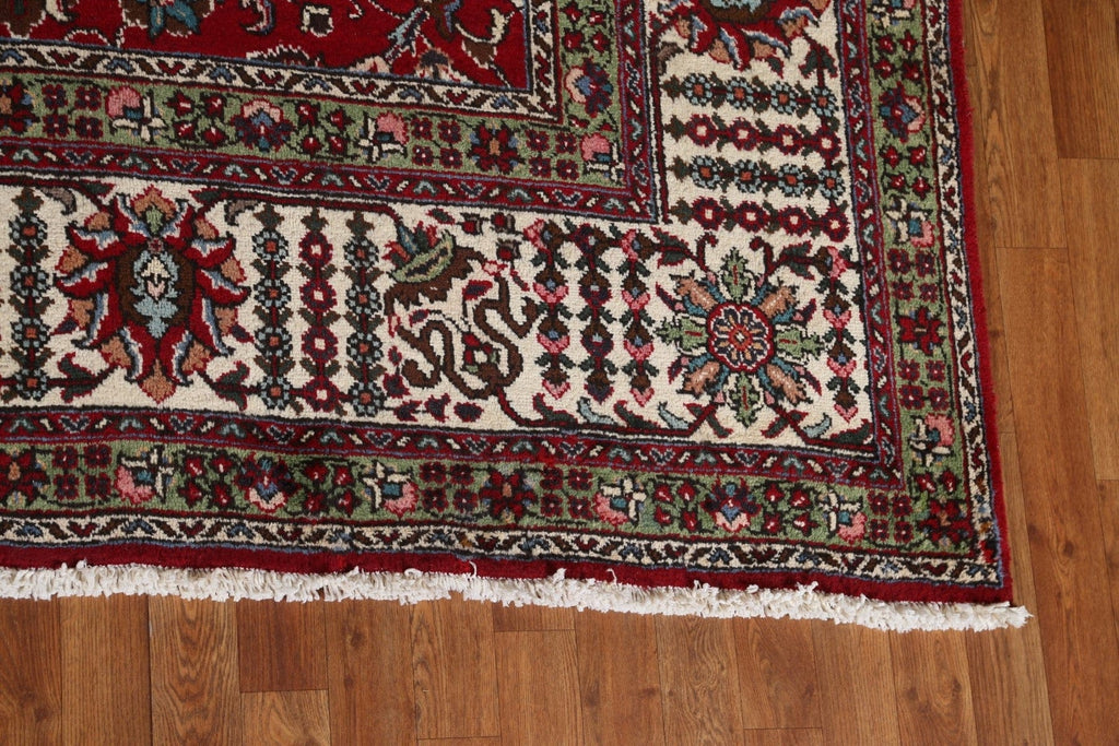 All-Over Floral Tabriz Persian Area Rug 10x13