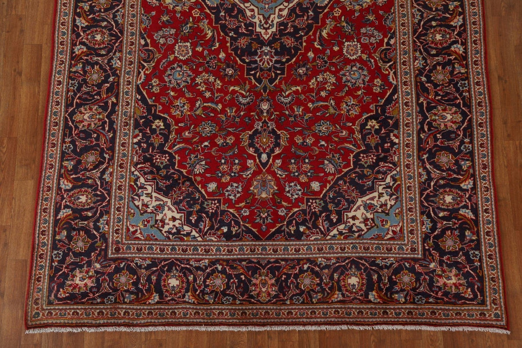 Handmade Wool Kashan Persian Area Rug 6x10