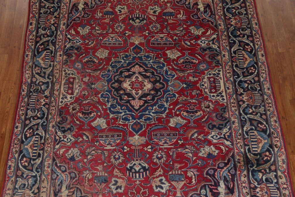 Floral Red Kashmar Persian Area Rug 6x9