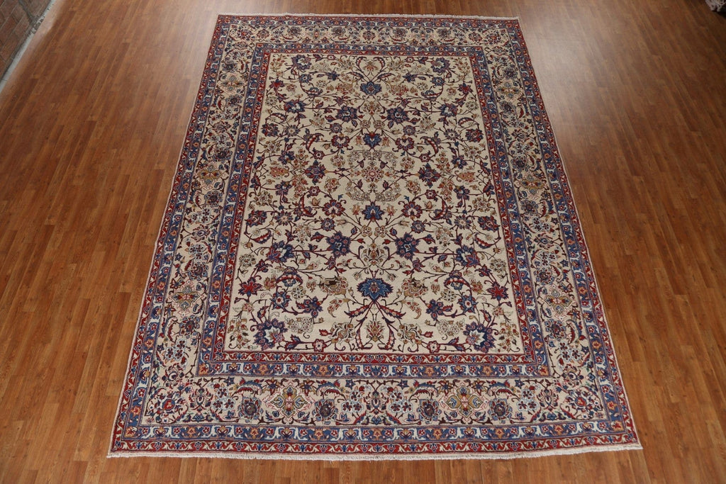 All-Over Floral Isfahan Persian Area Rug 10x13