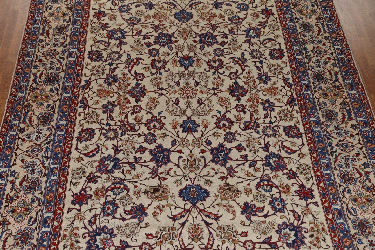 All-Over Floral Isfahan Persian Area Rug 10x13