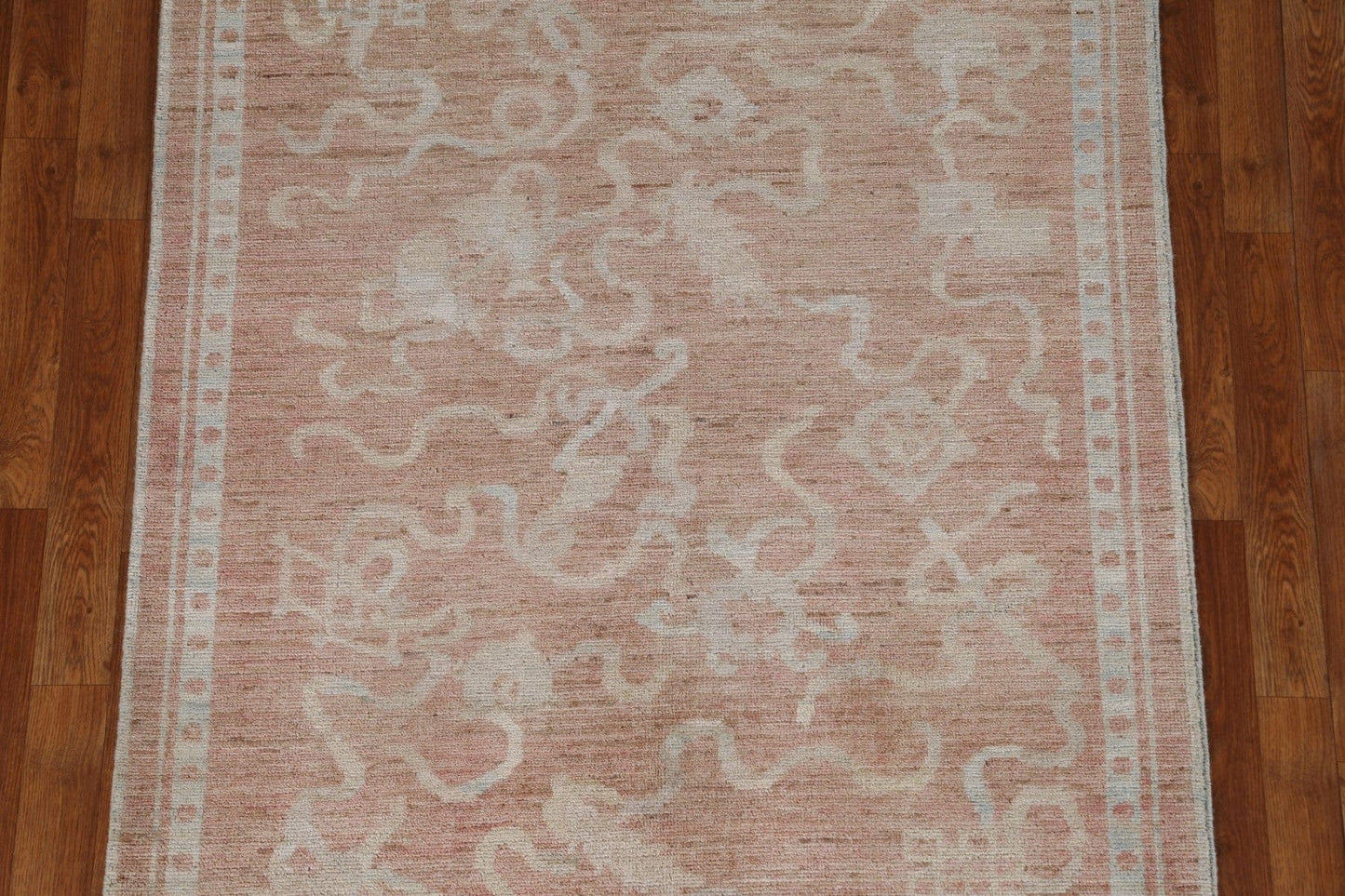 Vegetable Dye Art Deco Oriental Area Rug 4x5