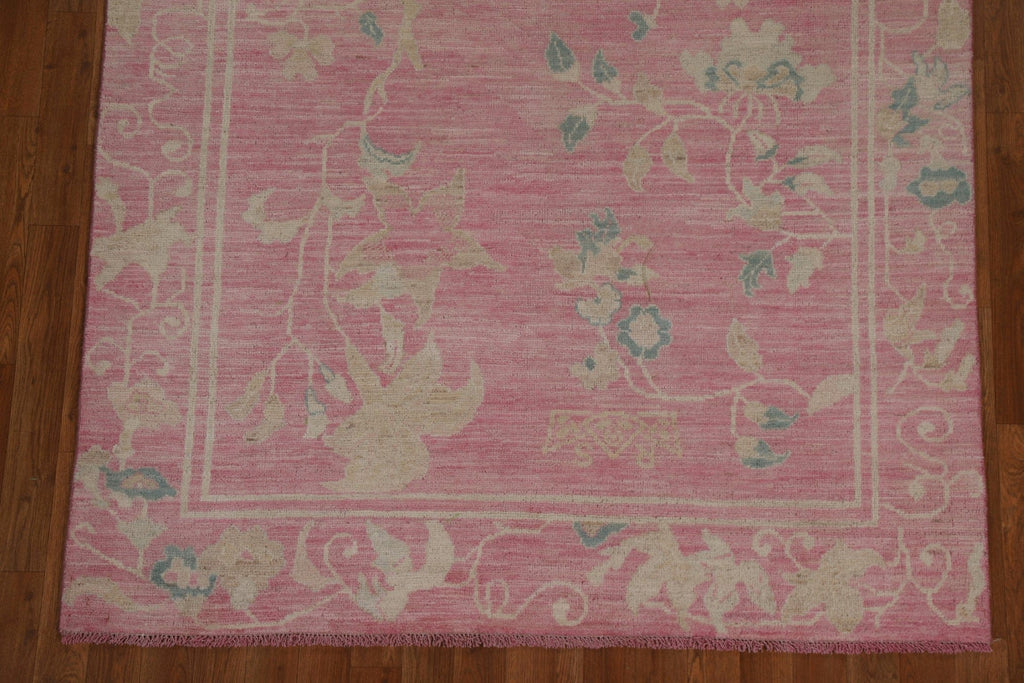 Vegetable Dye Art Deco Oriental Area Rug 5x7