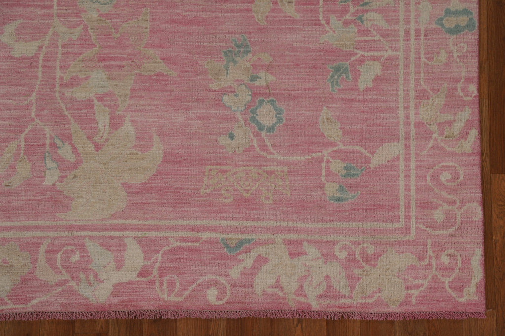 Vegetable Dye Art Deco Oriental Area Rug 5x7