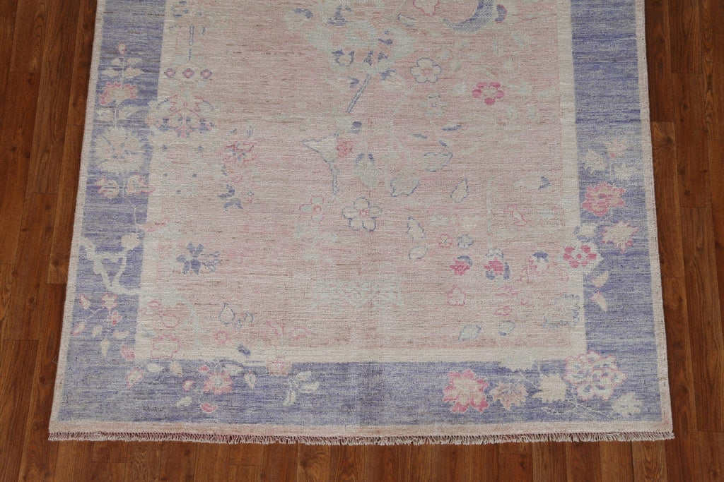 Vegetable Dye Art Deco Oriental Area Rug 5x7