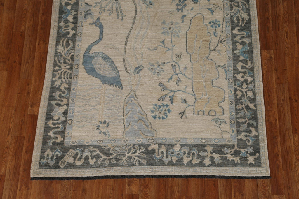 Vegetable Dye Art Deco Oriental Area Rug 5x7