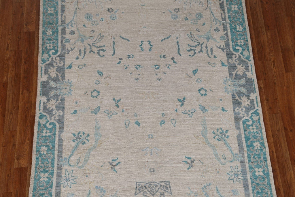 Vegetable Dye Art Deco Oriental Area Rug 5x7