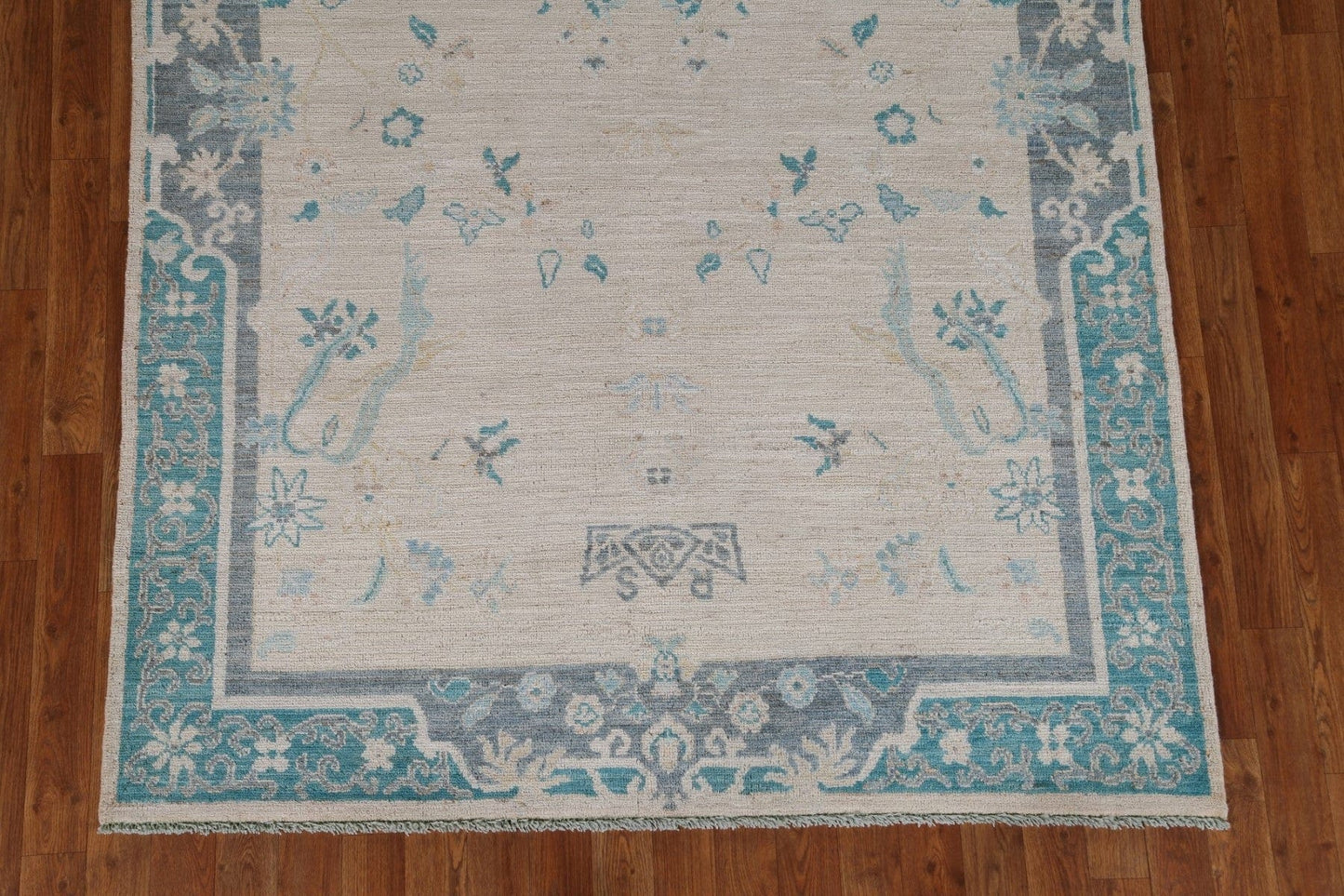 Vegetable Dye Art Deco Oriental Area Rug 5x7