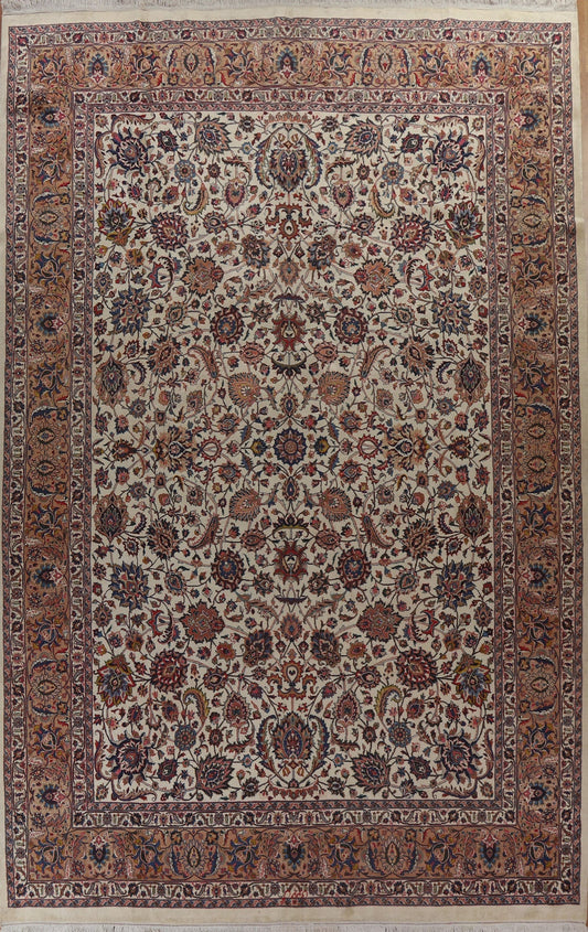 Vegetable Dye Kashmar Large Persian Rug 11x16