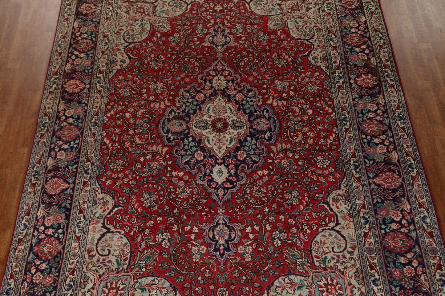 Red Floral Tabriz Persian Area Rug 8x11