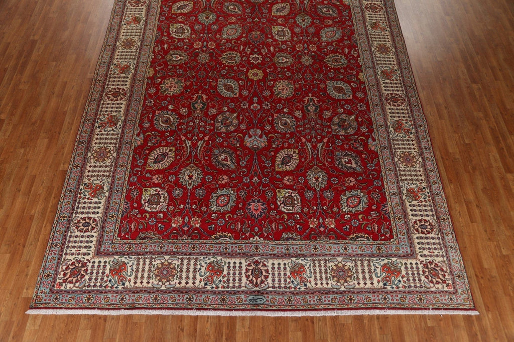 All-Over Floral Tabriz Large Persian Rug 10x16