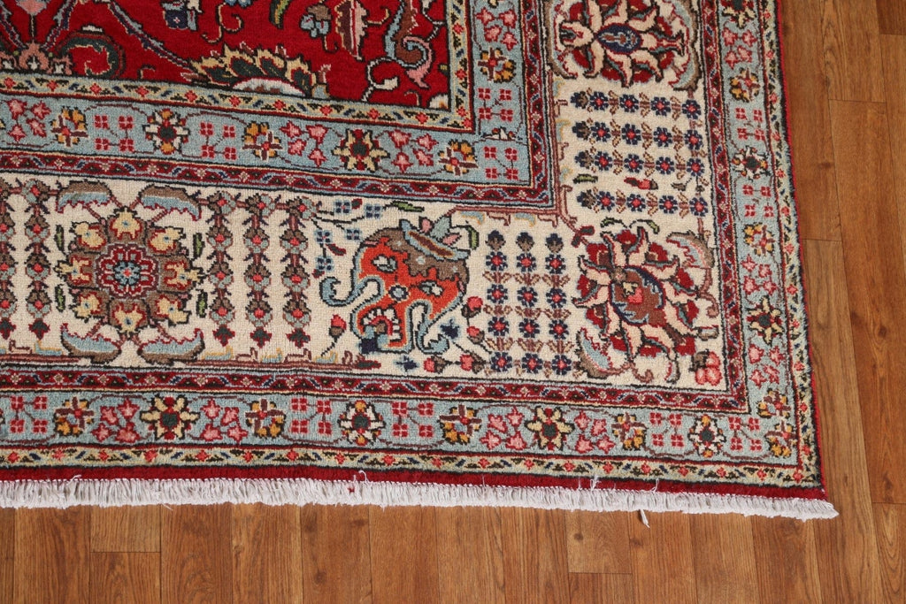 All-Over Floral Tabriz Large Persian Rug 10x16