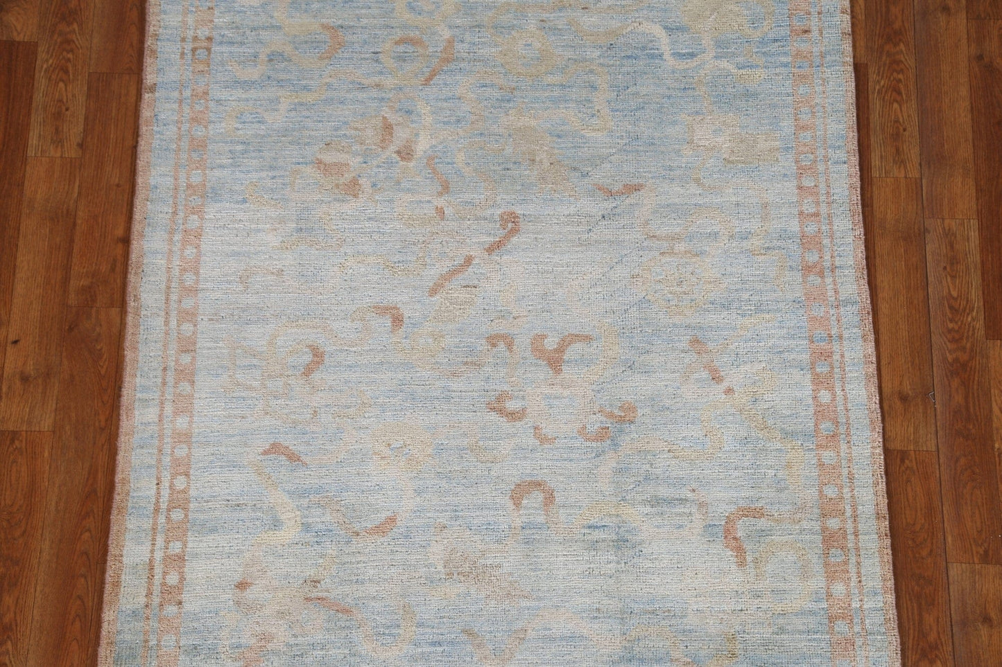 Vegetable Dye Art Deco Oriental Area Rug 4x5