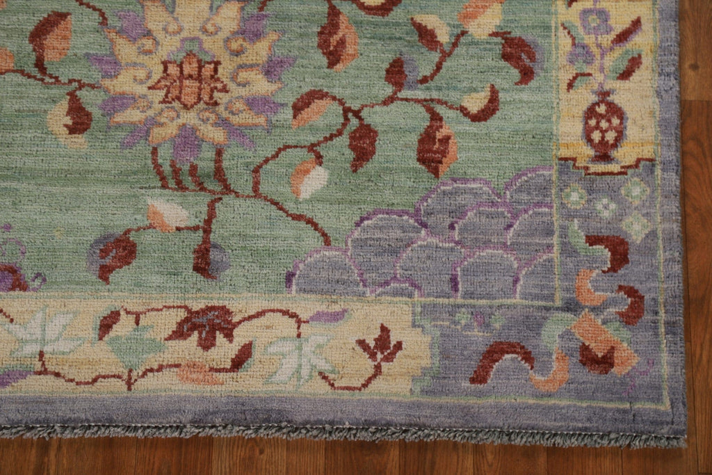 Vegetable Dye Art Deco Oriental Area Rug 4x5