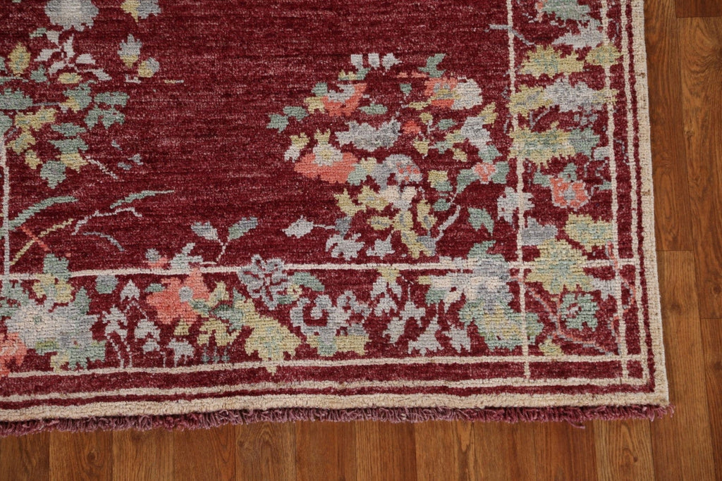 Vegetable Dye Art Deco Oriental Area Rug 4x5