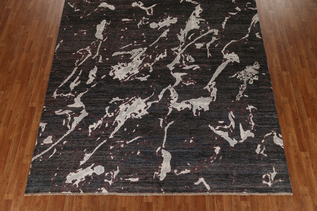 Vegetable Dye Abstract Oriental Area Rug 9x12