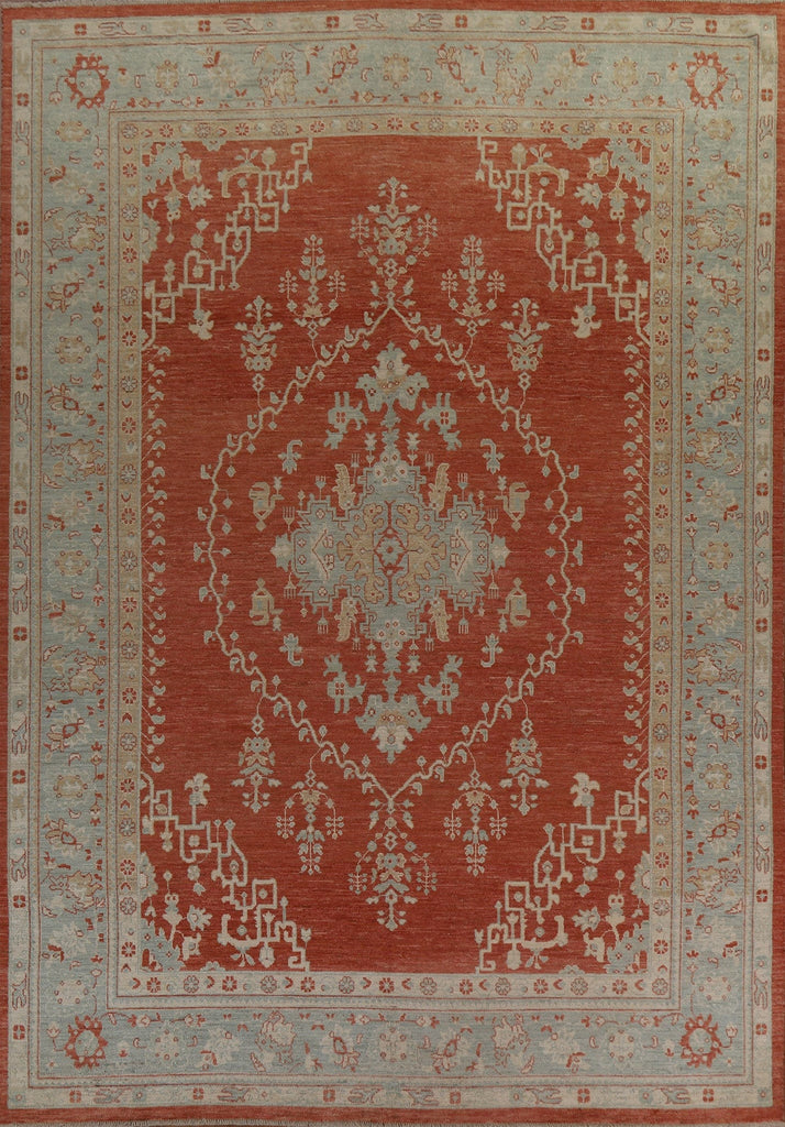 Vegetable Dye Oushak Oriental Area Rug 9x12