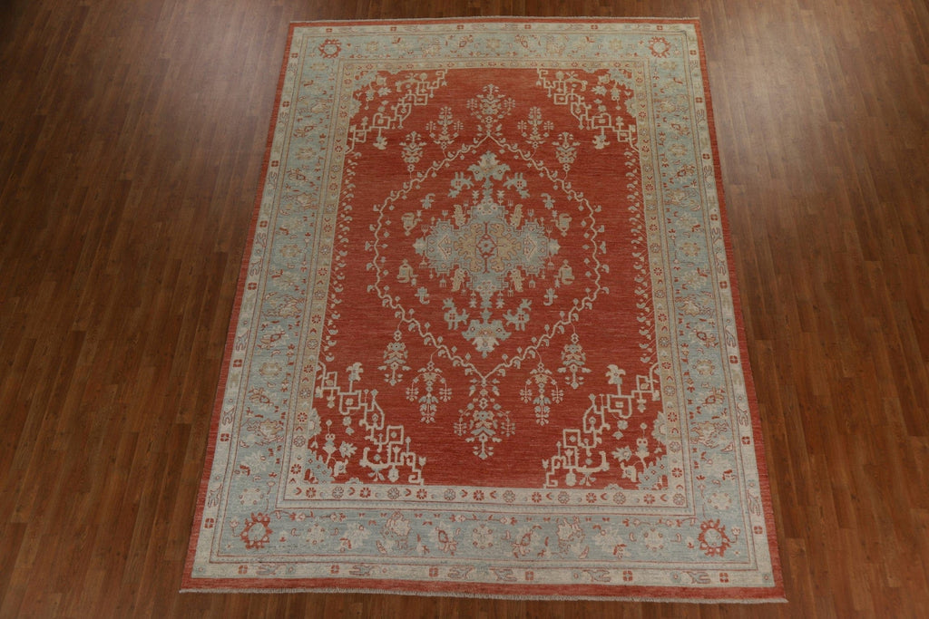 Vegetable Dye Oushak Oriental Area Rug 9x12