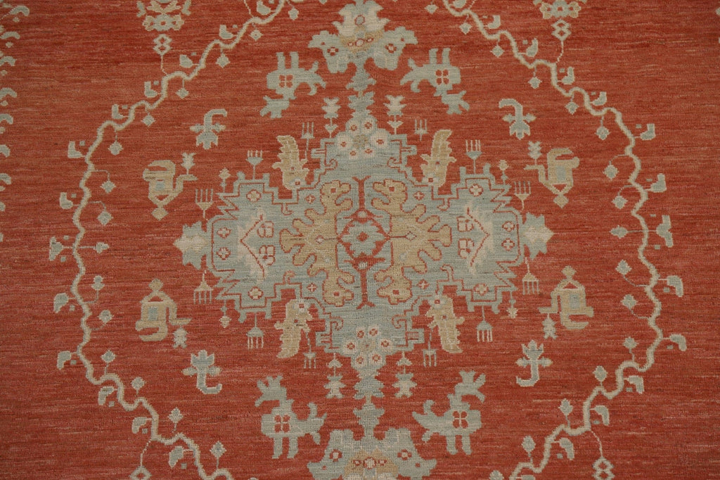 Vegetable Dye Oushak Oriental Area Rug 9x12