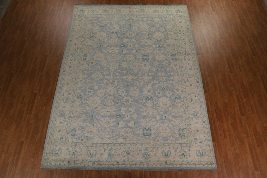 Vegetable Dye Oushak Turkish Area Rug 10x14