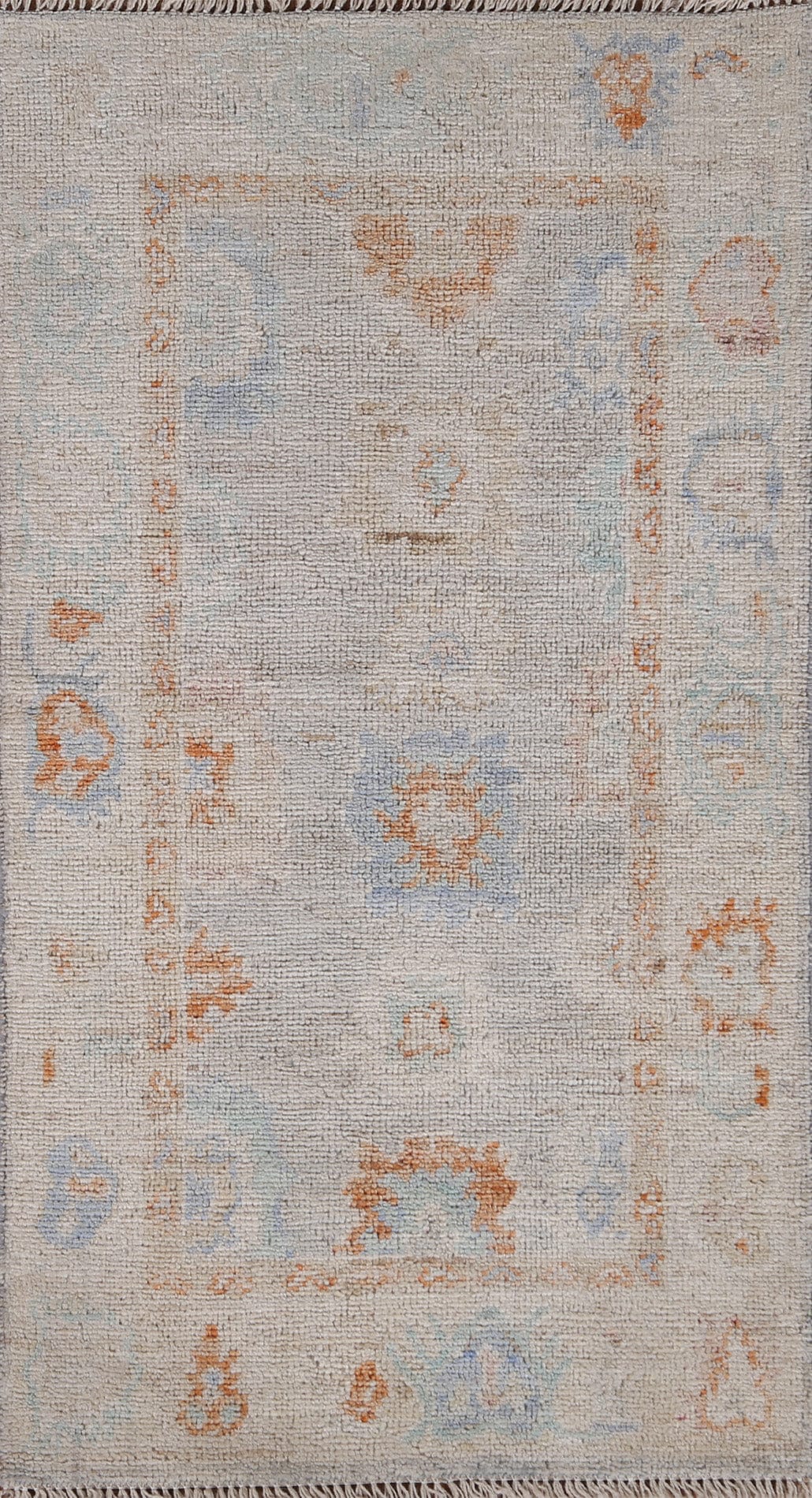 Vegetable Dye Oushak Oriental Wool Rug 2x4