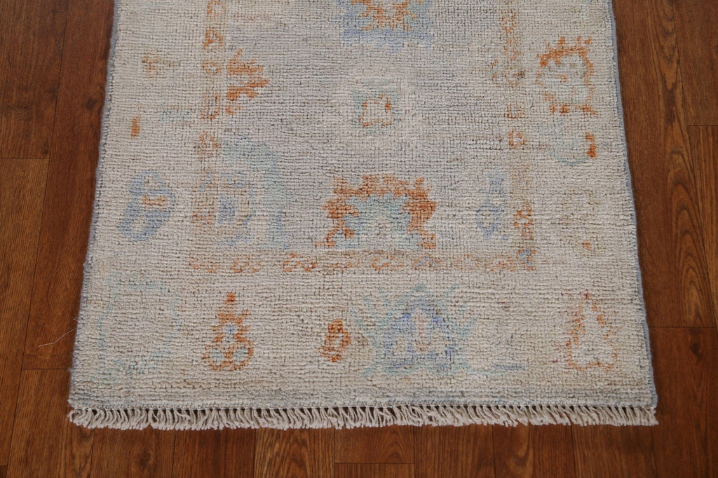 Vegetable Dye Oushak Oriental Wool Rug 2x4