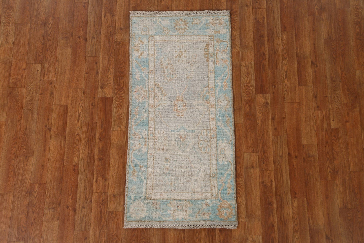 Handmade Wool Oushak Oriental Rug 2x4