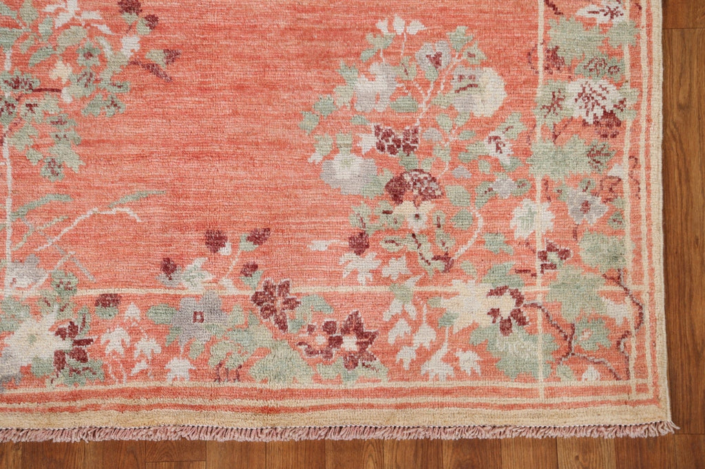 Vegetable Dye Art Deco Oriental Area Rug 4x5