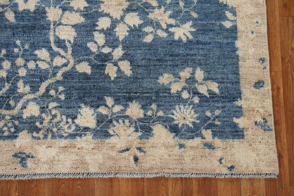 Vegetable Dye Floral Art Deco Oriental Area Rug 4x5