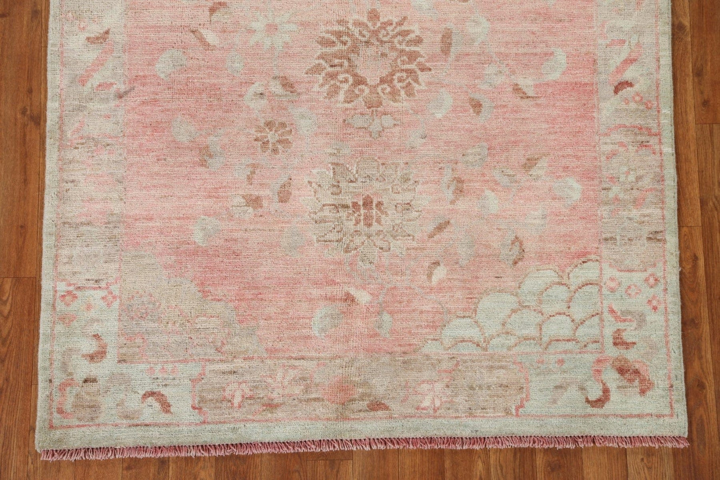 Vegetable Dye Oushak Oriental Area Rug 4x5