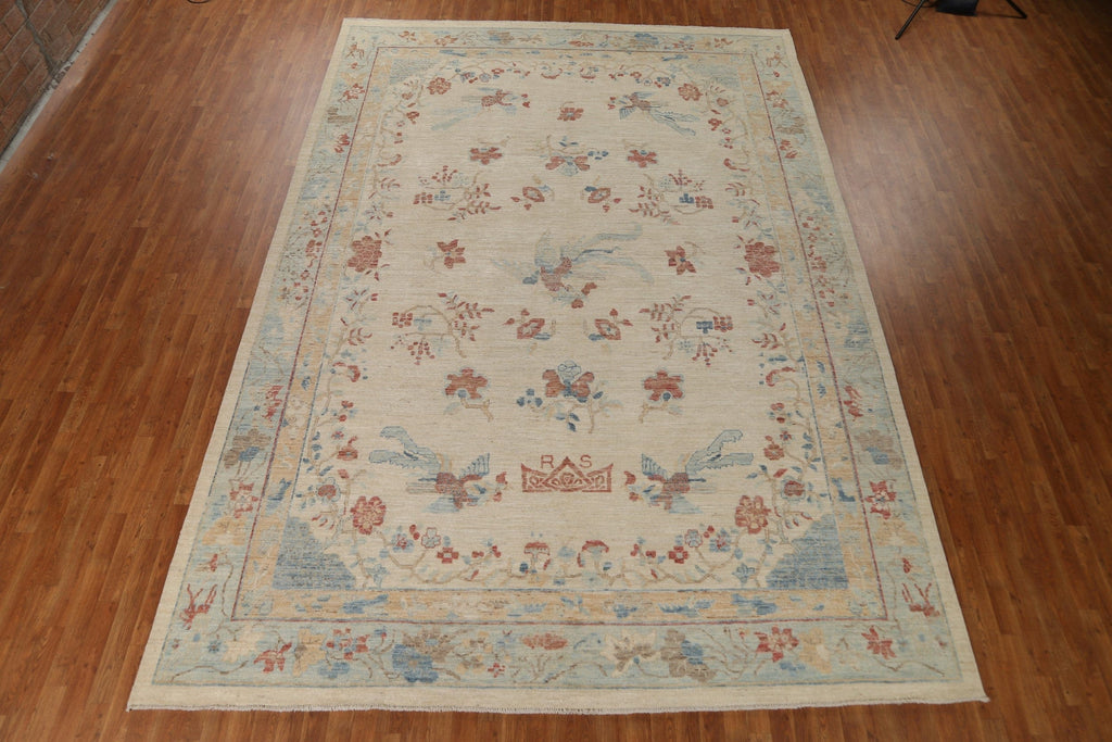 Vegetable Dye Art Deco Oriental Area Rug 10x14