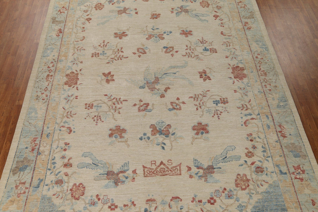 Vegetable Dye Art Deco Oriental Area Rug 10x14