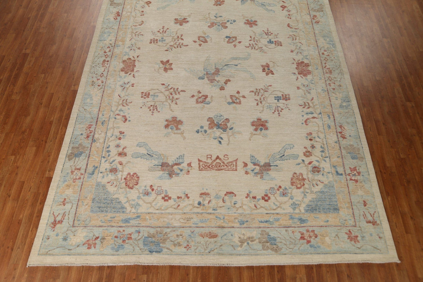 Vegetable Dye Art Deco Oriental Area Rug 10x14